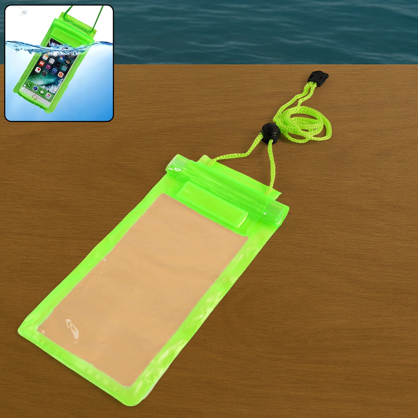 Waterproof Mobile Pouch (6.2 Inch Random Colour)