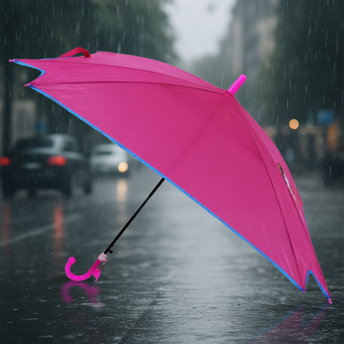 Classic Hook Handle Umbrella Windproof Waterproof Rain Protection (1 Pc)