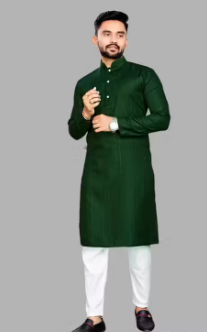 Green Kurta for men