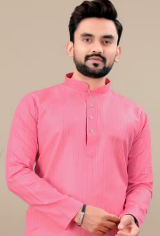Pink Kurta for men