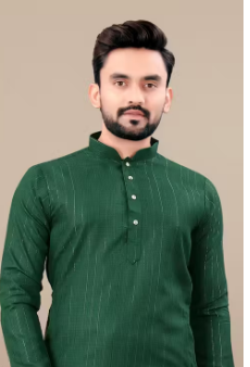Green Kurta for men