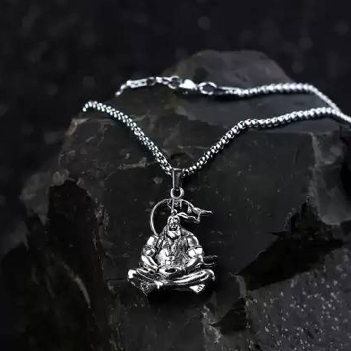 Hanuman Ji Pendant Chain Religious Jewellery For Men And Women (1 Pc)