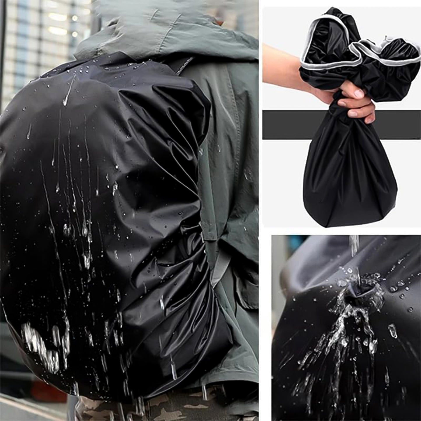 Waterproof Small Size Backpack Rain Cover (1 Pc)